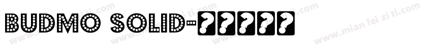 Budmo Solid字体转换